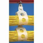 Arlington The LOOP™ TL50 Non-Metallic Cable Support, For Use With: Cat 5/6/7 or Fiber Optic Cables, Plastic, White
