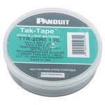 Panduit® Tak-Tape™ TTR-20R0 TTR Standard Cable Tie, 20 ft L x 3/4 in W x 0.35 in THK, Nylon/Polyethylene, Black