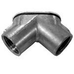 Appleton® NEER™ HL-750 Raintight Pulling Elbow With Cover, 3/4 in Trade, 90 deg, Die Cast Zinc