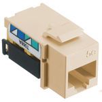 PREMISE WIRING NETSELECT® NEXTSPEED® NSJ5EI 8-Position Universal Wiring Modular Jack, Cat 5e Module, Threaded Mounting