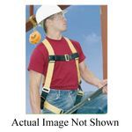 Miller® by Honeywell Titan T-Flex™ TF4500/S/MAK Stretchable Harness, S/M, 400 lb Load, Polyester Strap, Tongue Leg Strap Buckle, Mating Chest Strap Buckle, Mating Shoulder Strap Buckle, Steel Hardware, Orange