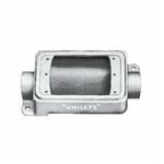 Appleton® UNILETS® FD-1-100 Type FD Deep Heavy Duty Device Box, Malleable Iron, 25 cu-in Capacity, 1 Gang, 1 Outlet, 1 Knockout, 6.31 in H x 2.81 in W x 2.69 in D Dimensions