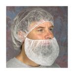 PIP® UB-24-1000 UB-1000 Lightweight Disposable Bouffant Cap, 24 in, White, Spunbond Polypropylene