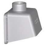 Appleton® AEE23 Weatherproof Mounting Box With Angle Opening, For Use With 30 A Pin and Sleeve Receptacles, 4.12 in H x 5 in W x 3.33 in D, Copper Free Aluminum