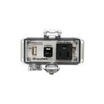 GracePort P-P11R2-F3R0 PANEL INTERFACE CONNECTOR WITH USB TYPE A/F TO A/M, RJ45, PMH, SIMPLEX OUTLET, NO CB