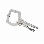 Irwin® Vise-Grip® The Original™ 20 11SP® Fixed Tip Standard Locking C-Clamp, Nickel Plated, 2-5/8 in Throat Depth