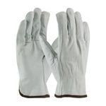 PIP® 68-105/XL Economy Grade General Purpose Gloves, Drivers, XL, Top Grain Cowhide Leather Palm, Top Grain Cowhide Leather, Natural, Slip-On Cuff, Uncoated Coating, Resists: Abrasion, Unlined Lining, Straight Thumb