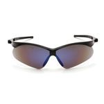 Pyramex® SB6375SP PMXTREME® Safety Glasses, Blue Mirror/Scratch-Resistant Lens Coating, Gray Lens, Black Frame, Nylon Frame, Polycarbonate Lens, Specifications Met: ANSI Z87.1-2015