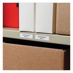 Brady® BMP® 21 ToughStripe® M21-250-595-WT Printer Label, 21 ft H x 1/4 in W, Black on White Legend/Background, B-595 Vinyl