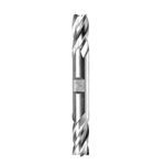 Melin Tool Company 11840 DD Series Center Cutting Double End General Purpose Square End Mill, 9/32 in Diameter Cutter, 11/16 in Length of Cut, 4 Flutes, 3/8 in Shank Diameter, 3-3/8 in OAL, Uncoated