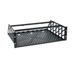 Middle Atlantic® RC-3 Clamping Knockdown Rack Shelf, 5-1/4 in H x 19 in W x 15.37 in D, 3 Rack Unit, Steel