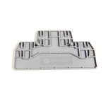 Rockwell Automation End Barrier, Gray (Standard), Qty. 50