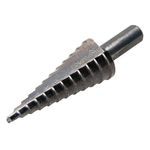 Greenlee® Kwik Stepper® 34403 Multi-Hole Step Bit, 3/16 in Diameter Minimum Hole, 7/8 in Diameter Maximum Hole, 11 Steps, Steel, 12 Hole, 3/8 in Shank