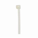 NSI 540 Bent Tail Cable Tie, 5-1/2 in L x 0.13 in W x 0.049 in THK, Nylon, Natural