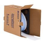 Brady® PS-125-2-WT-2 PermaSleeve® 1-Sided Printable Wire Marking Sleeve, 1.17 to 2.79 mm Wire, 6 mm L x 25.4 mm W, B-342 Polyolefin