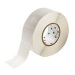 Brady® THT-67-427-1.5 Rectangular Wire and Cable Label, 2 in W, Clear/White Legend/Background, B-427 Vinyl