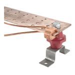 PREMISE WIRING HBBB14416G Type TMGB Grounding and Bonding Busbar, 16 in Bar Length, 600 VAC, Copper