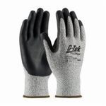 G-Tek® 16-334/M Unisex Cut-Resistant Gloves, M, Nitrile with Foam Grip Coating, PolyKor™ Fiber, Continuous Knit Wrist Cuff, Resists: Abrasion, Chemical, Cut, Puncture, Tear, UV Light and Water, ANSI Cut-Resistance Level: A2