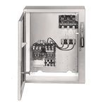 Allen-Bradley 506-BACD-24 Rvsg Combination Discon, Size 1, 120V 60 Hz, NEMA 1 General Purpose, Fusible, 30 A Class H, Eutectic Alloy, No Disc or CB Aux Contacts, 600/110/120 VAC - 50/60Hz (CD), Eutectic Overload, Std Capacity