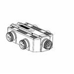 Molex® 130060-0043 4-Port Passive Junction Box, 600 VAC, 7 A, 5 Pole, 5 Wires