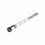 Brad® Mini-Change® 206002A01F030 130007 B-Size Single End Cordset, 7/8-16 UN-2B Connector, Straight Male x Pigtail Connector, 3 ft Cable Length, 6 Pole, 1 Keyway