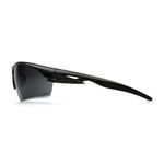 Pyramex® SB8120D IOnix™ Extreme Style Safety Eyewear, Scratch-Resistant Lens Coating, Gray Lens, Black Frame, Nylon Frame, Polycarbonate Lens, Specifications Met: ANSI Z87.1