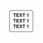 Brady® PTL-7-499 Thermal Transfer Printer Label, 1/2 in L x 1/2 in W, White Legend/Background, B-499 Nylon Cloth