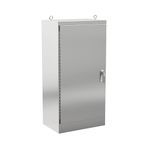 nVent HOFFMAN A723018SSFSN4 A30S4 1-Door Dual Access Enclosure, 72 in L x 30 in W x 18 in D, NEMA 3/3R/4/4X/12/13, 304 Stainless Steel