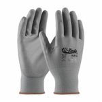 G-Tek® GP™ 33-G125/M General Purpose Gloves, Coated, M, Polyurethane Palm, Nylon, Gray, Continuous Knit Wrist Cuff, Polyurethane Coating, Resists: Abrasion, Cut, Puncture and Tear, Nylon Lining, Seamless Knit