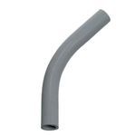 Carlon® UA7AJ SCH 40 Plain End Standard Radius Conduit Elbow, 2 in Trade, 45 deg, PVC