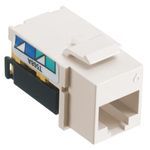 PREMISE WIRING NETSELECT® NEXTSPEED® NSJ6I 8-Position Universal Wiring Modular Jack, Cat 6 Module, Threaded Mounting