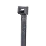 Panduit® S8-40-M0 Intermediate Cable Tie, 7.87 in L x 0.14 in W, Nylon 6.6, Black
