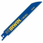Irwin® 372618P5 Linear Edge Heavy Duty Reciprocating Saw Blade, 6 in L x 3/4 in W, 18 TPI, Bi-Metal Body