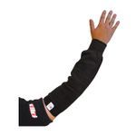 PIP® Kut Gard® 15-212BKL 15-2BKL Pritex™ Standard Width Cut-Resistant Sleeves, 6-1/2 in, 12 in L x 1 ply THK, 13 ga Textured Filament Polyester/Antimicrobial Fiber Liner, Black