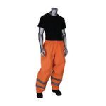 PIP® FALCON™ VizPLUS™ 353-2002-OR/M 353-2002 Heavy Duty Rain Pant, 14 in Waist, Hi-Viz Orange, Polyester