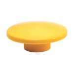 Rockwell Automation 800T Non-Illum. Plastic Jumbo Mushroom Cap, Yellow