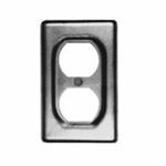 Crouse-Hinds DS23 DS Series Electric Box Cover With Operating Mechanism, Gasket, 2.7 in L x 4-1/4 in W x 0.45 in D, Sheet Steel