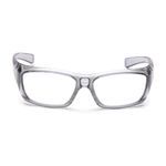 Pyramex® EMERGE® SG7910D15 Unisex Safety Glasses, Scratch-Resistant Lens Coating, Clear Lens, Wraparound Frame, Translucent Gray Frame, G300 Nylon Frame, Polycarbonate Lens, Specifications Met: ANSI Z87.1