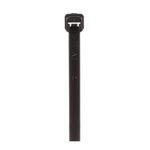 Panduit® Pan-Ty® PLT1S-C0 Plenum Rated Standard UV-Resistant Weather-Resistant Cable Tie, 4.8 in L x 0.19 in W x 0.052 in THK, Nylon 6.6, Black
