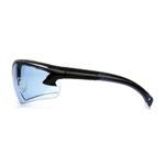 Pyramex® Venture II® SB5760D Unisex Safety Glasses, Scratch-Resistant Lens Coating, Infinity Blue Lens, Half Framed Frame, Black Frame, Polycarbonate Frame, Polycarbonate Lens, Specifications Met: ANSI Z87.1