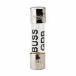 Bussmann GDC-6.3A Time Delay Slow-Blow Electronic Fuse, 6.3 A, 250 VAC, 63 A Interrupt, Cylindrical Body