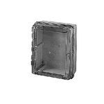 Carlon® Circuit Safe® CC665 Factory Assembled JIC Enclosure With Clear Lid, 6 in L x 5 in W x 6 in D, NEMA 1/3/3S/3X/3SX/4/4X/12/13, Polycarbonate