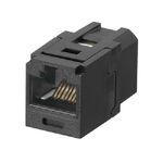 Panduit® CC5E88BL TX5e™ 8-Position 8-Wire RJ45 TG Style Universal Unshielded UTP Coupler Module, Cat 5e/Mini-Com® Module