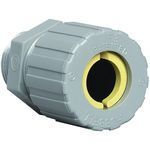 Killark® ZS105CR Corrosion-Resistant Straight Cord Connector, 1/2 in Trade, Cable Openings: 1/4 to 3/8 in, Nylon, Natural
