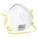 PIP® Safety Works® 10102483 N95 Cone Style Harmful Dust Disposable Respirator With Exhalation Valve, Universal