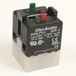Rockwell Automation 800B-PT11 Slow Break Make Contact Block, 1NO-1NC Contact Configuration