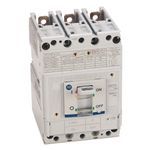 Allen-Bradley 140G-H2C3-C15-BA Molded Case Ckt Bkr, 125A H Frame, 25 kA at 480V, T/M  Fixed Thrm / Fixed Mgntc, 3 Poles, 15A, 80 Percent MCCB, No Bus Bar Mounting, NONE, 250V AC/DC, NONE, 2 Aux + Alarm