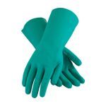 Assurance® 50-N140G/XL Medium Weight Chemical-Resistant Gloves, XL, Ambidextrous Hand, Nitrile, Green, Unlined Lining, 13 in L, Resists: Abrasion, Cut, Chemical, Puncture and Tear, Unsupported Support, Straight Cuff, 15 mil THK