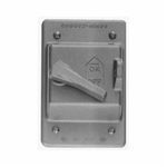 Crouse-Hinds DS185 DS Series Raintight Outlet Box Cover With Gasket, Die Cast Aluminum