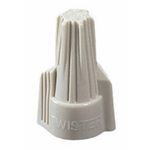IDEAL® TWISTER® 30-341J 341 Flame-Retardant Wire Connector, Swept Wing/Ribbed Shell Style, Live Action/Square Wire Spring, 22 to 8 AWG Wire, Aluminum/Copper Wire, Thermoplastic Polyester/Steel